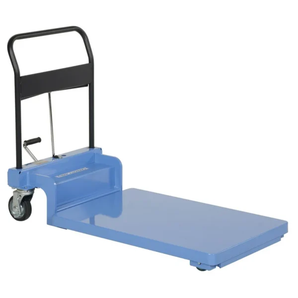 Steel Low Profile Scissor Carts 23-3/4 In. x 35-5/8 In. 900 Lb. Capacity Blue