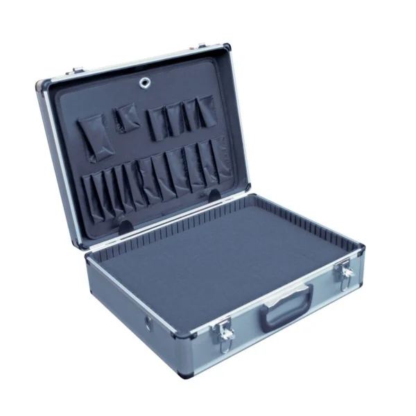 Aluminum Carrying with Foam Insert Case 18 In. x 14 In. Silver