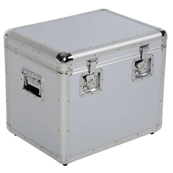 Aluminum Medium Storage Case Silver
