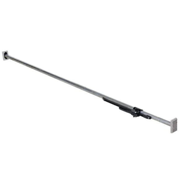 Heavy Duty Steel Round Tube Cargo Bar 89 In. to 104 In. Silver