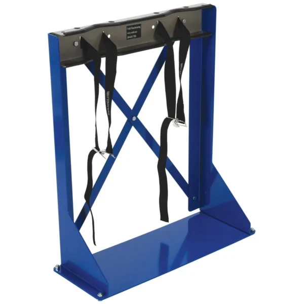 Cylinder Bracket Stand 2 Cylinder Capacity Blue