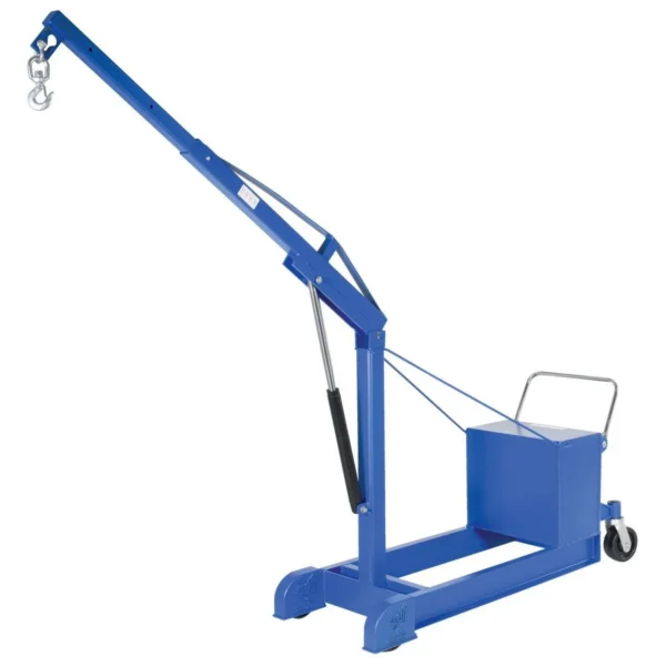 Steel Air Counter Balance Floor Crane 1000 Lb. Capacity Blue