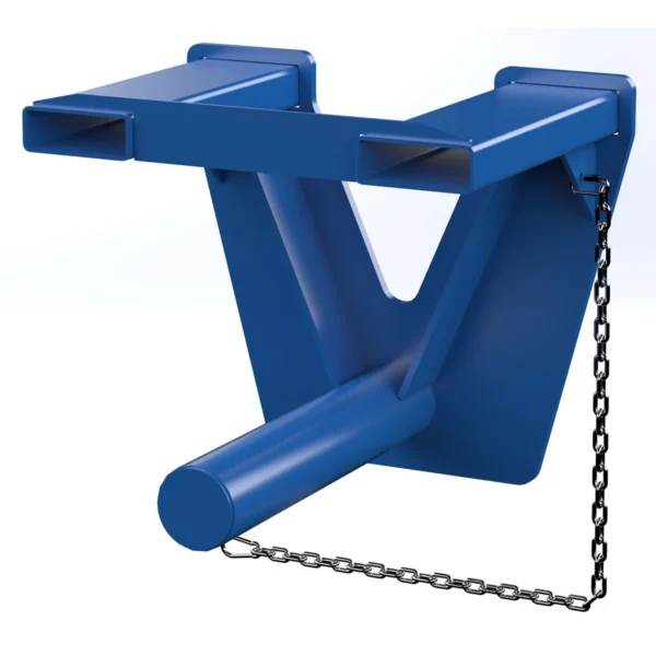 Steel Coil Lifter Fork Mounted Inverted 24 In. 5500 Lb. Capacity Blue