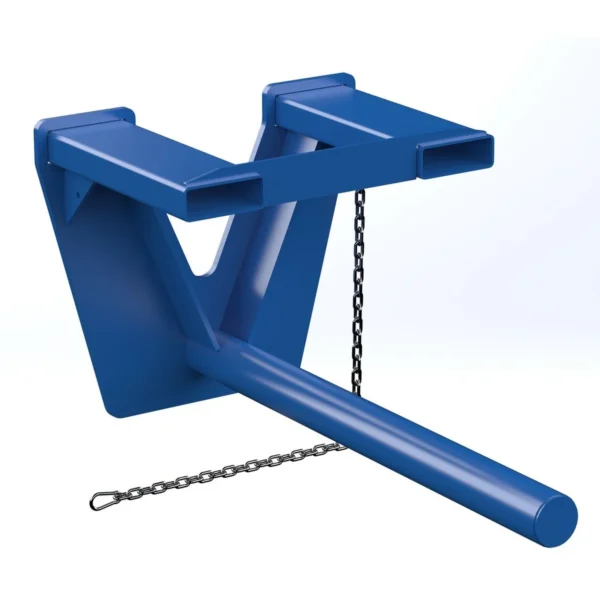 Steel Coil Lifter Fork Mounted Inverted 48 In. 3000 Lb. Capacity Blue