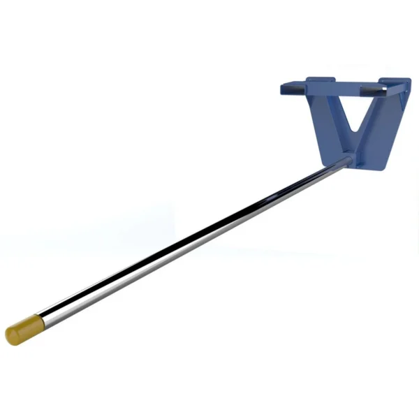 Steel Fork Mounted Inverted Rug Ram Boom 144 In. 1800 Lb. Capacity Blue/Silver