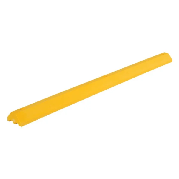 Recycled Plastic Car Stop 72 In. x 6 In. x 3-1/4 In. Yellow