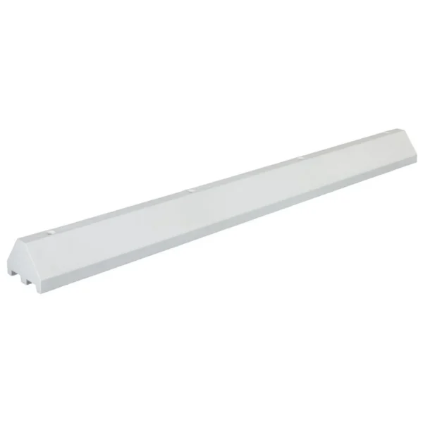 Recycled Plastic Truck Stop 96 In. x 10 In. x 7 In. White