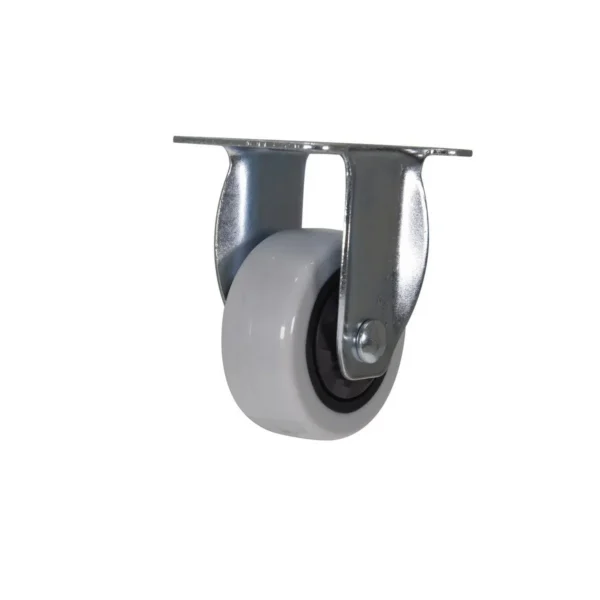 Polypropylene Rigid Caster 3 In. Diameter x 1 In. Width 176 Lb. Capacity Light Gray/Black