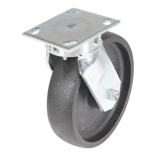 Heavy Duty Glass Filled Nylon Swivel Caster 8 In. Diameter x 2 In. Width 2000 Lb. Capacity Black