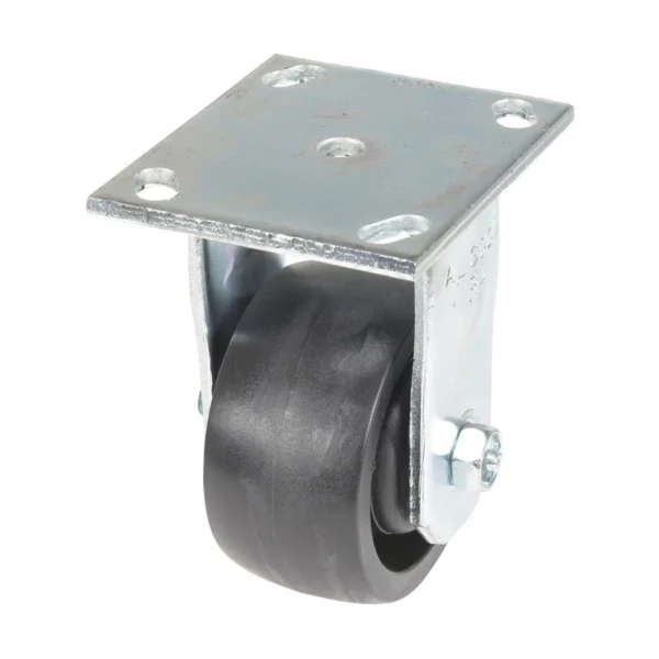 Light Duty Glass Filled Nylon Rigid Caster 4 In. Diameter x 2 In. Width 1200 Lb. Capacity Black
