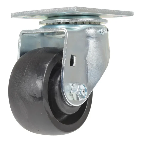Light Duty Glass Filled Nylon Swivel Caster 4 In. Diameter x 2 In. Width 1200 Lb. Capacity Black