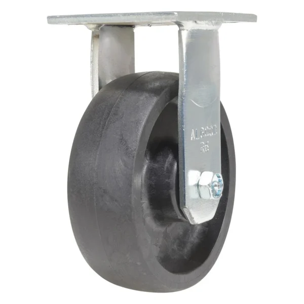 RollX Glass Filled Nylon Rigid Caster 6 In. Diameter x 2 In. Width 1250 Lb. Capacity Black