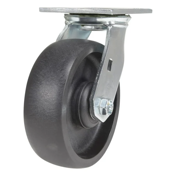 RollX Glass Filled Nylon Swivel Caster 6 In. Diameter x 2 In. Width 1250 Lb. Capacity Black