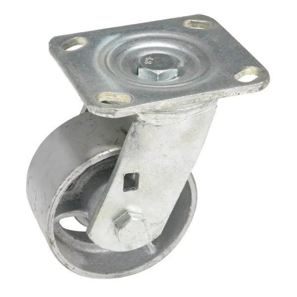 Cast Iron/Steel Swivel Caster 4 In. Diameter x 2 In. Width 700 Lb. Capacity Gray
