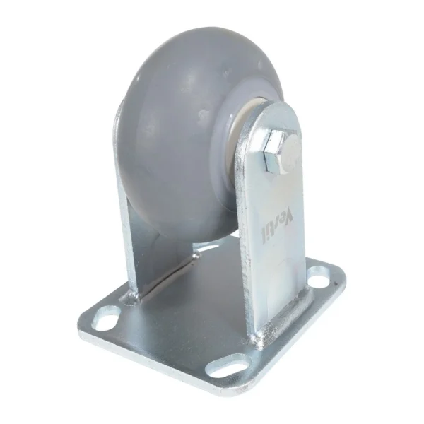Thermoplastic Rubber Rigid Caster 4 In. Diameter x 2 In. Width 485 Lb. Capacity Light Gray