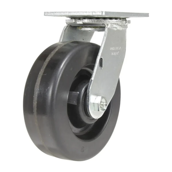 Phenolic Swivel Caster 6 In. Diameter x 2 In. Width 1200 Lb. Capacity Black