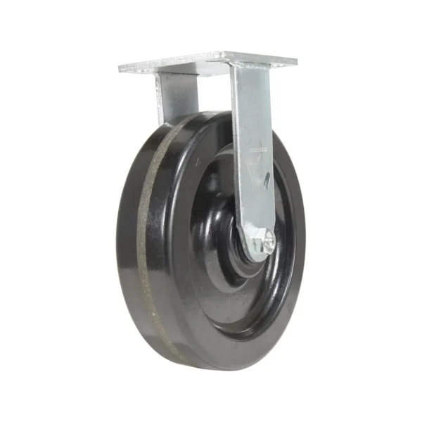 Phenolic Rigid Caster 8 In. Diameter x 2 In. Width 1250 Lb. Capacity Black