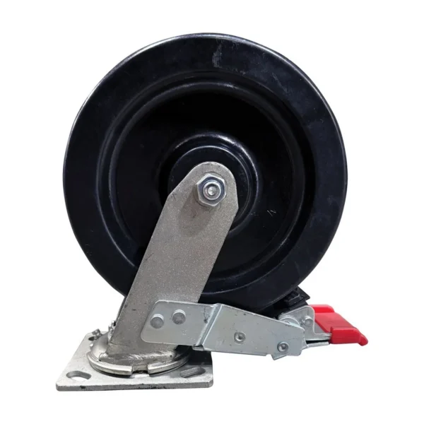 Phenolic Swivel With Total Brake Caster 8 In. Diameter x 2 In. Width 1250 Lb. Capacity Black