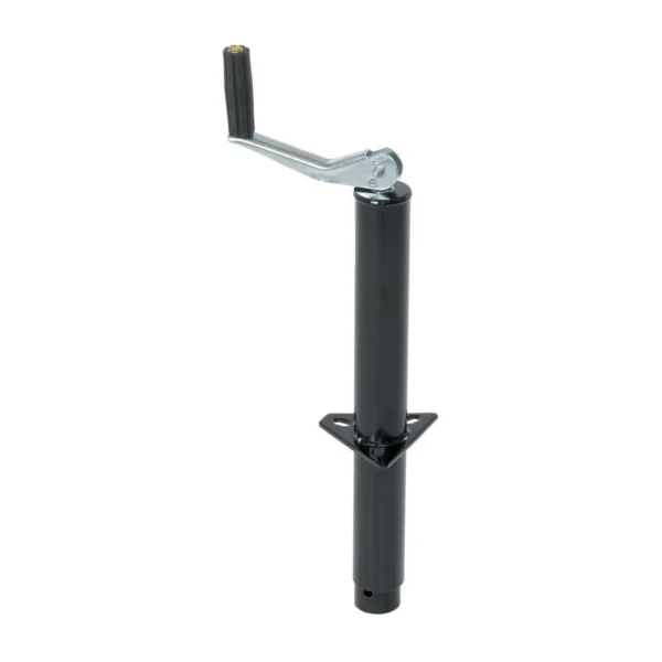 Steel Top Crank Trailer Jack 5 In. x 9-3/4 In. x 26 In. 2000 Lb. Capacity Black