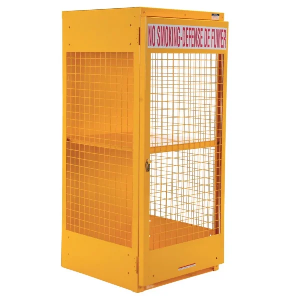 Steel Canadian LP Cylinder Storage Cabinet 32 In. x 30 In. x 68-1/4 In. 8 Cylinder Capacity