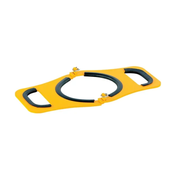 Steel Manual Cylinder Lifter 7 In. Maximum Cylinder Diameter 200 Lb. Capacity Yellow