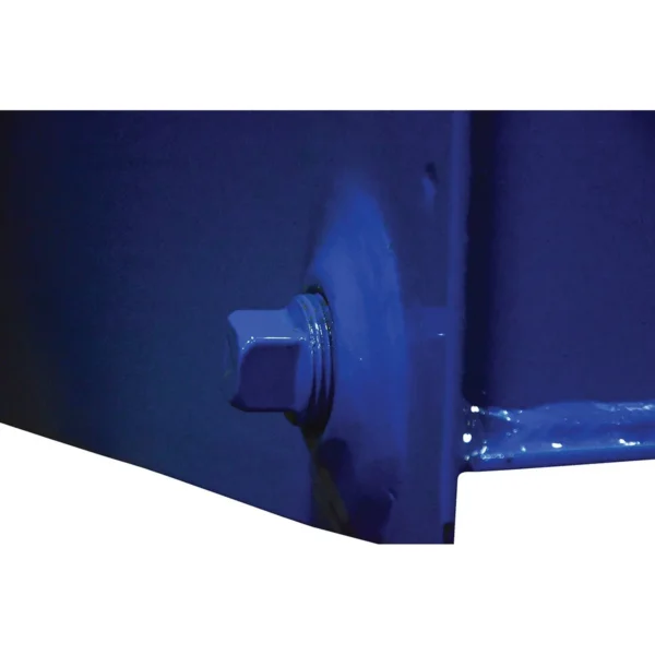 Welded Steel 3/4 In. Threaded Drain Plug Left Corner For D Style Hoppers