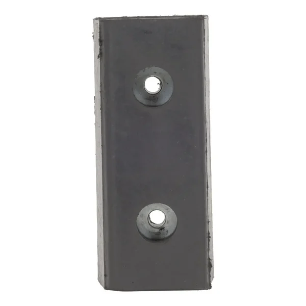 Hardened Molded Rubber Bumper 10 In. Length Black