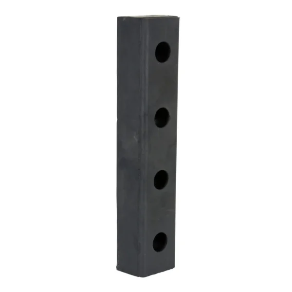 Hardened Molded Rubber Bumper 20 In. Length Black