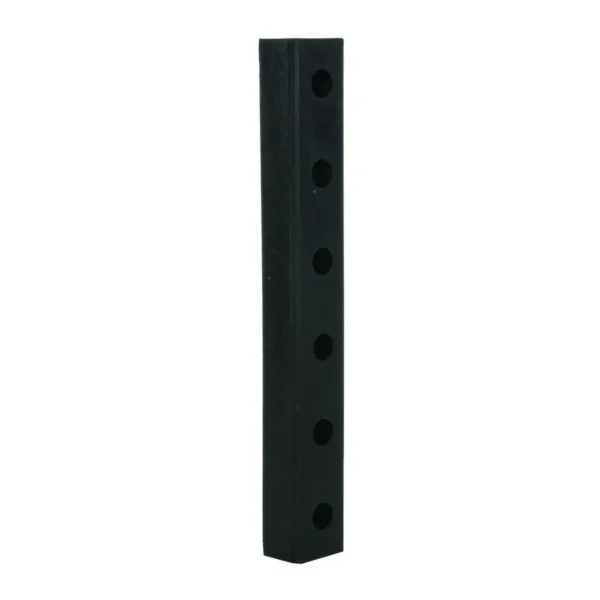 Hardened Molded Rubber Bumper 30 In. Length Black