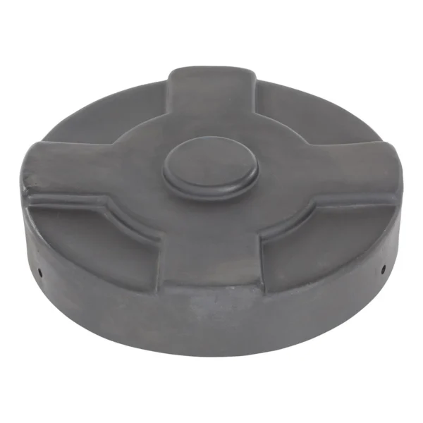 Low-Density Polyethylene Drum Cover 30 Gallon Black