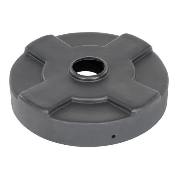 Low-Density Polyethylene Drum Recycling Lid 30 Gallon Black