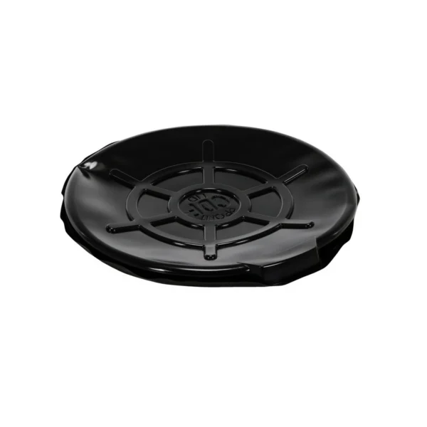 Polyethylene Drum Cover Open Head 55 Gallon Black