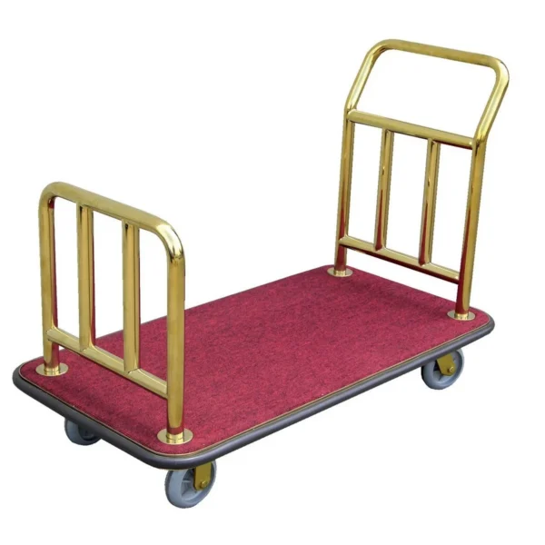 Steel Deluxe Platform Truck 48 In. x 24 In. x 36-3/8 In. 600 Lb. Capacity Red