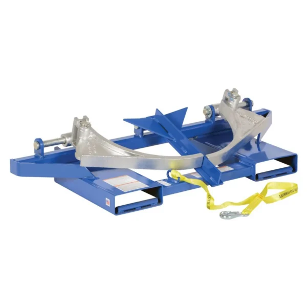Steel Adjustable Double Drum Gripper 35 In. x 45 In. x 7-1/2 In. 1500 Lb. Capacity Blue