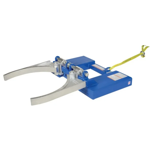 Steel Adjustable Single Drum Gripper 35 In. x 27-3/4 In. x 7-1/2 In. 800 Lb. Capacity Blue