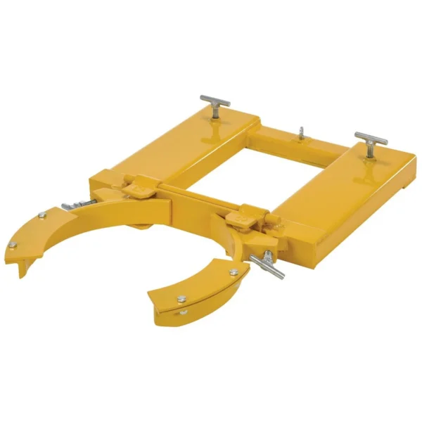 Steel Adjustable Single Drum Gripper 24 In. x 28 In. x 8 In. 1500 Lb. Capacity Yellow