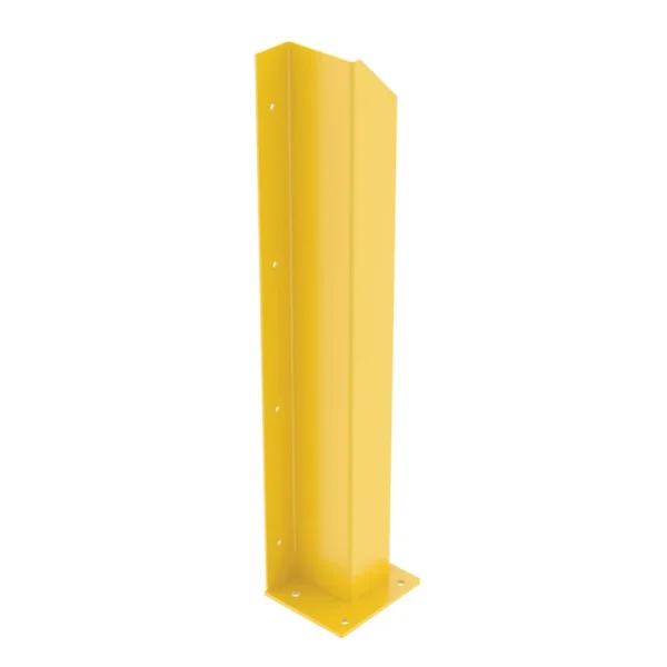 Steel Overhead Door Track Protector 48-1/16 In. Left Yellow