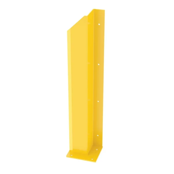 Steel Overhead Door Track Protector 48-1/16 In. Right Yellow