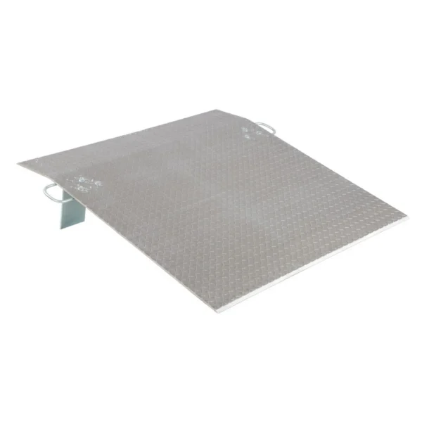 Aluminum Economizer Dock Plate Usable 48 In. x 42 In. 3/8 In. Plate Thickness 3000 Lb. Capacity