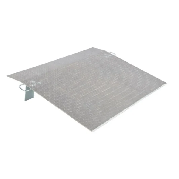 Aluminum Economizer Dock Plate Usable 60 In. x 48 In. 3/8 In. Plate Thickness 2900 Lb. Capacity