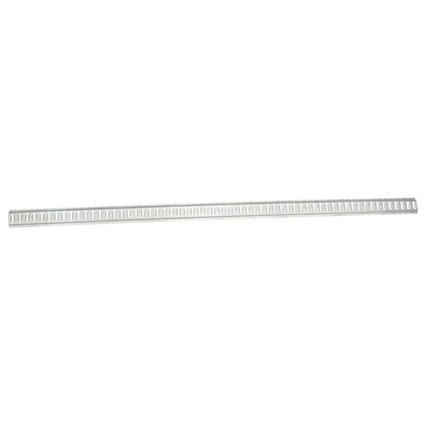 Steel Zinc Plated E-Track 10 Ft. Length 1 Pack Gray