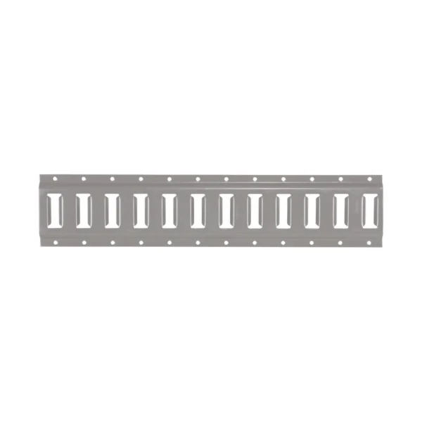 Steel E-Track 2 Ft. Length 1 Pack Gray