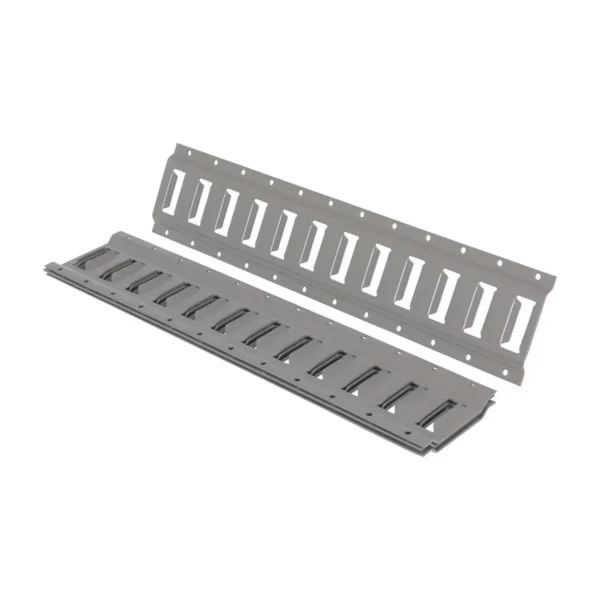 Steel E-Track 2 Ft. Length 4 Pack Gray