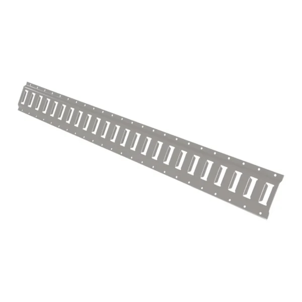 Steel E-Track 4 Ft. Length 1 Pack Gray