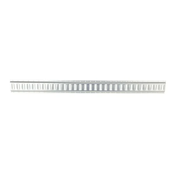 Steel Zinc Plated E-Track 5 Ft. Length 1 Pack Gray