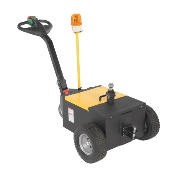 Steel Heavy Duty Electric Powered Tugger 3000 Lb. Pull Capacity Yellow/Black