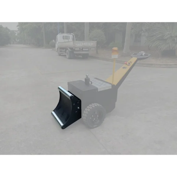 Steel Roller/Pusher Attachment 20 In. Width For E-Tug-HD Models Black