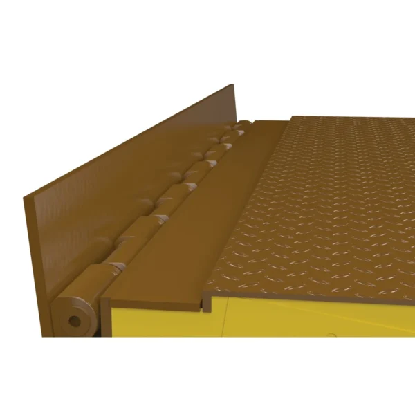 Steel Roll Off Guard For Electric/Hydraulic Dock Levelers Brown