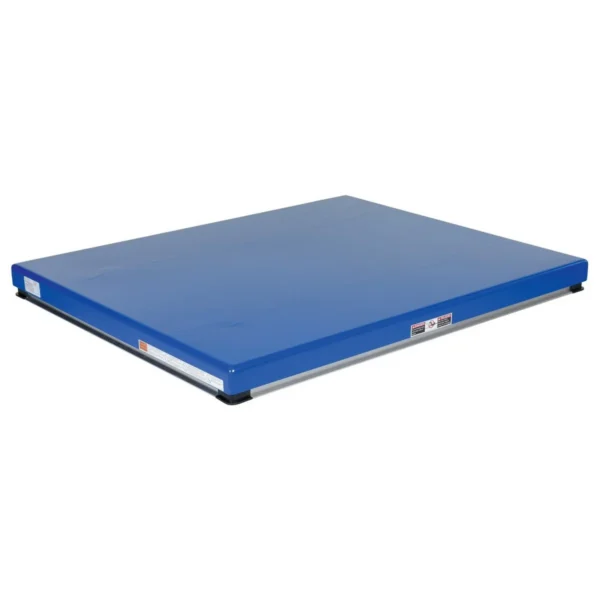 Steel Electric Hydraulic Lift Table 48 In. x 60 In. 4000 Lb. Capacity Blue