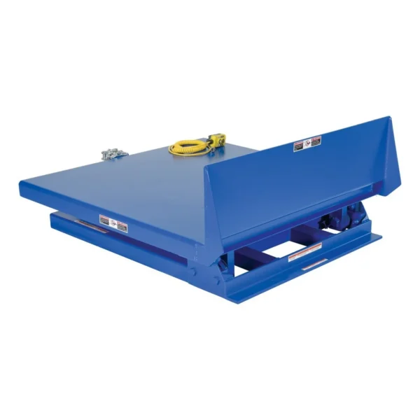 Steel Hinge Tilt Table 48 In. x 47.25 In. 4000 Lb. Capacity Blue